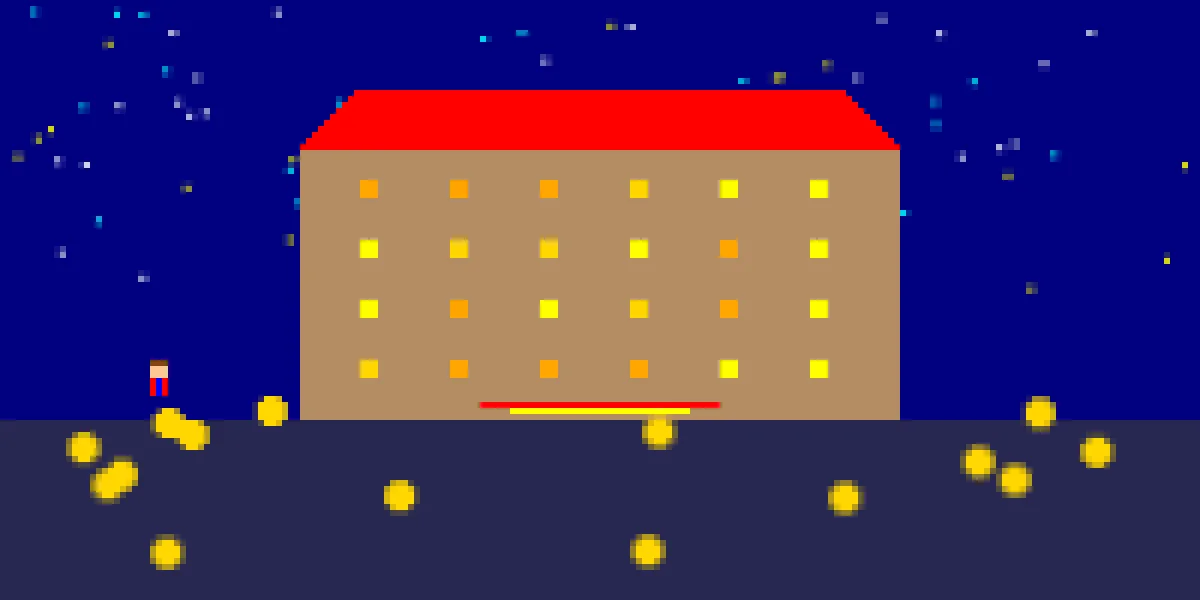 澳门新葡京娱乐城像素风格澳门赌场全景